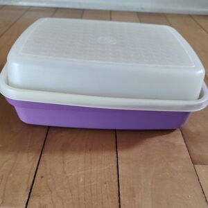 Purple Vintage Tupperware Kitchen Storage Container